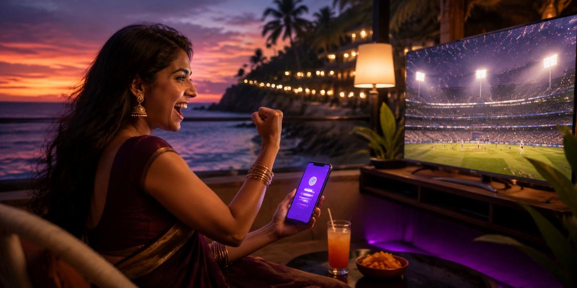 Beachside sports betting scene in Goa representing lottery lifestyle