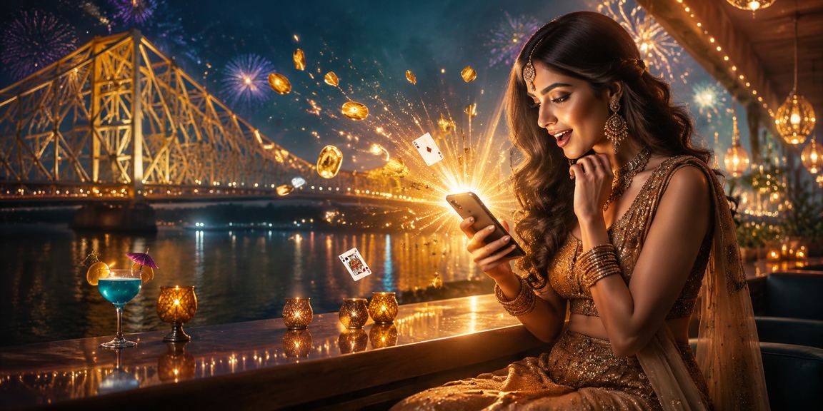 Teen Patti player in Kolkata with traditional attire